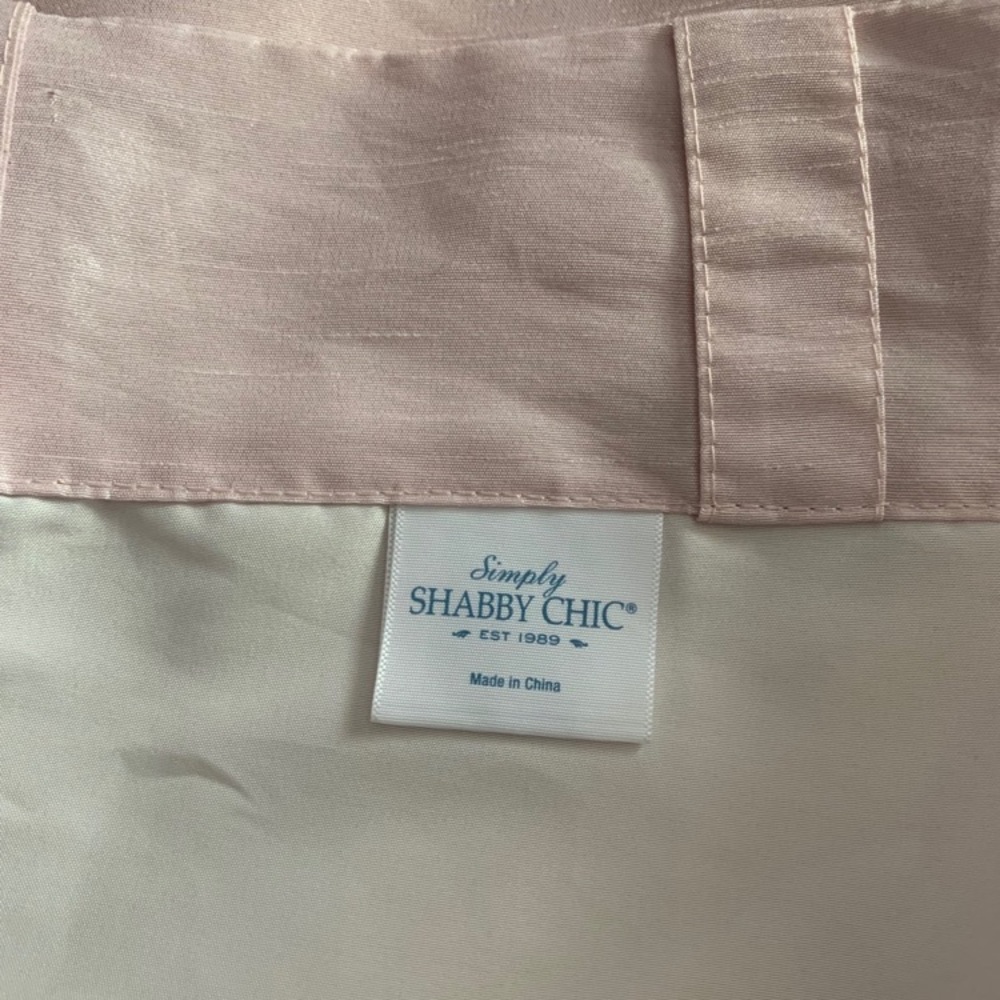 Simply shabby chic Faux Silk curtain panels - Picture 5 of 6